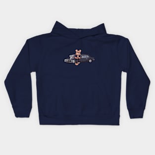 Fast And Angry Teddy Bear Kids Hoodie